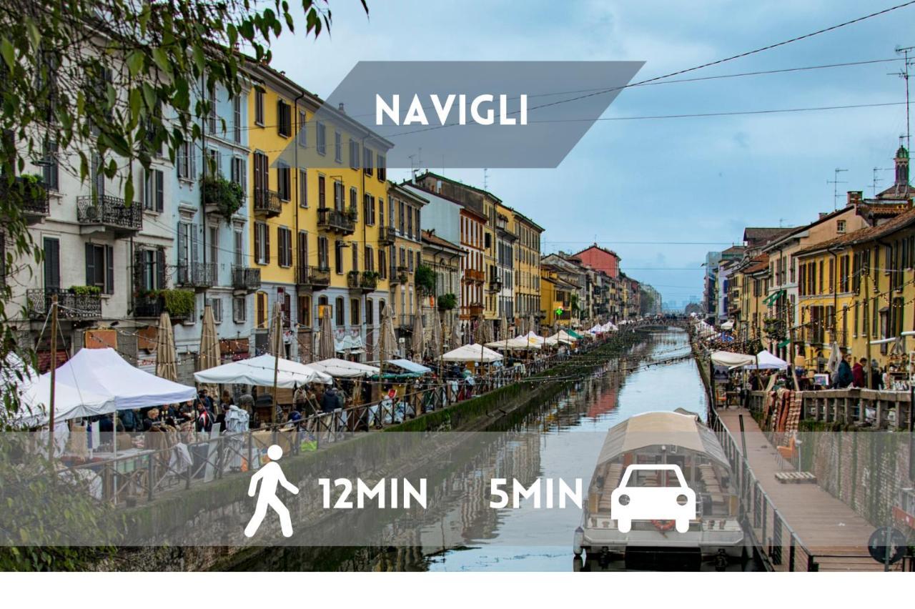 Loft Duomo Navigli 12 Min A Piedi Apartment Milan Luaran gambar